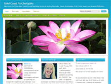 Tablet Screenshot of goldcoastpsychologists.com